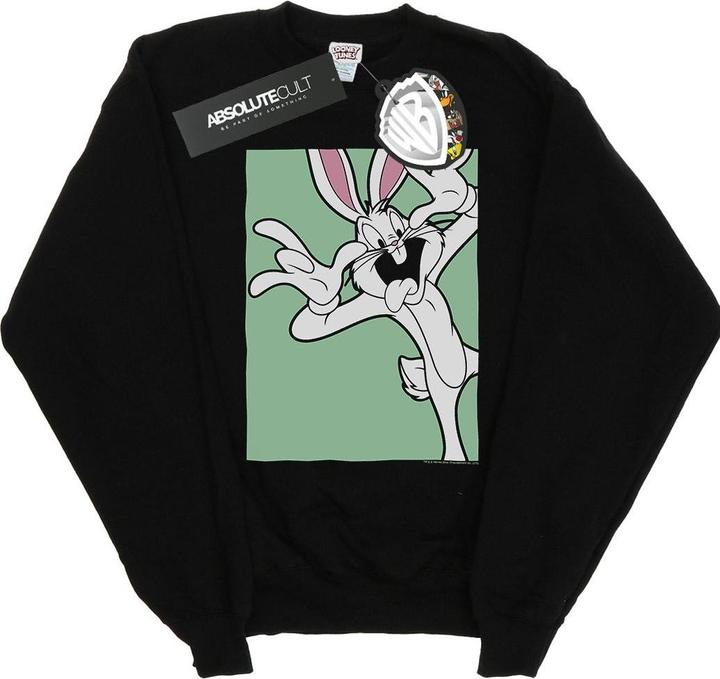Actual product image Looney Tunes Mens Bugs Bunny Funny Face Sweatshirt (5XL)