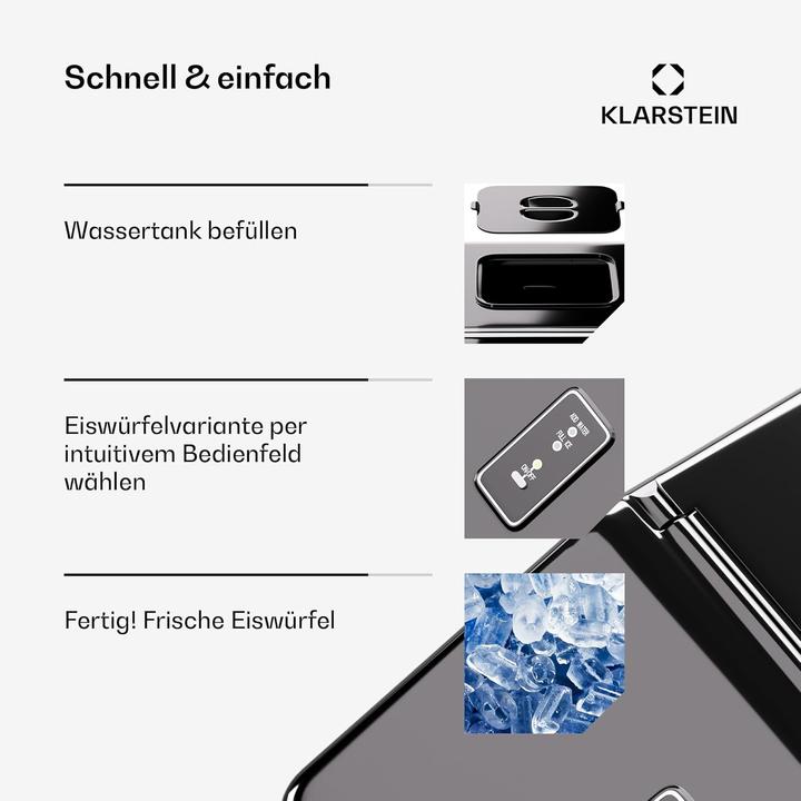 Produktbild Klarstein Eiswürfelmaschine