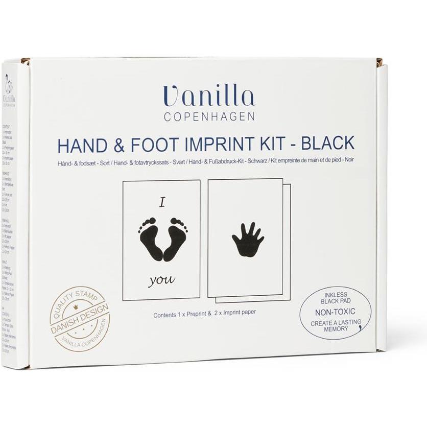Copenhagen, Ricordo bebè, Vanilla - Hand & Foot Inkless Pad - Black - One size