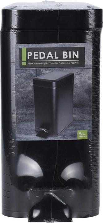 Actual product image Mojawo Metal waste bin Pedal bin Waste bin Cosmetic bin 5L (5 l)
