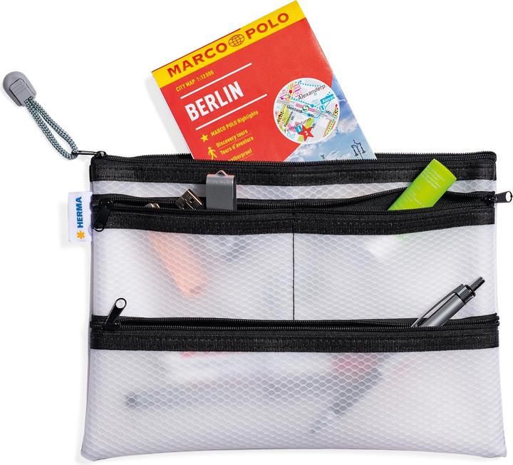 Actual product image Herma A5 zip pocket