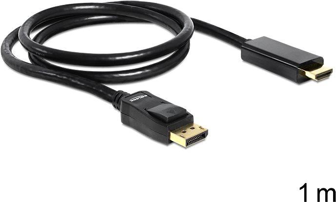 Image du produit Delock DisplayPort — HDMI (Typ A) (1 m, DisplayPort, HDMI, 1.3)