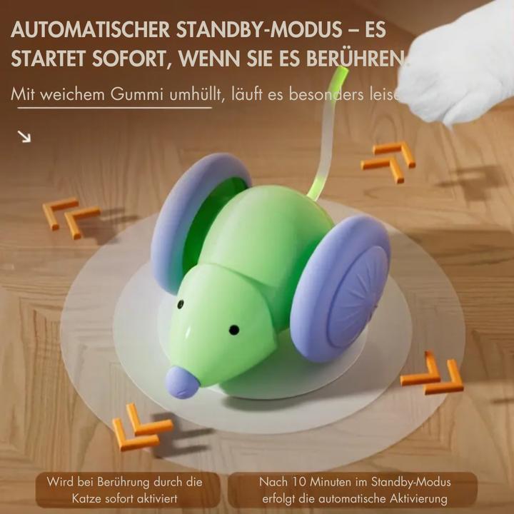 Immagine prodotto Suba Interaktives Katzenspielzeug, LED-Leuchtmaus, Elektrische, USB Aufladbar (Gioca al gatto topo)