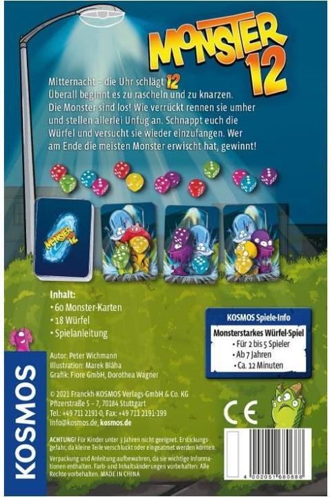 Produktbild Kosmos Familienspiel Monster 12 (Deutsch)
