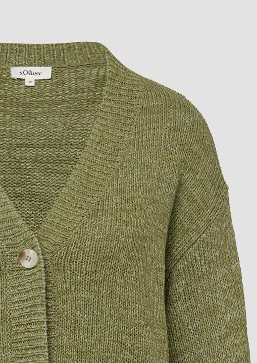 Produktbild s.Oliver Strickjacke Strickjacke im Relaxed Fit (46)
