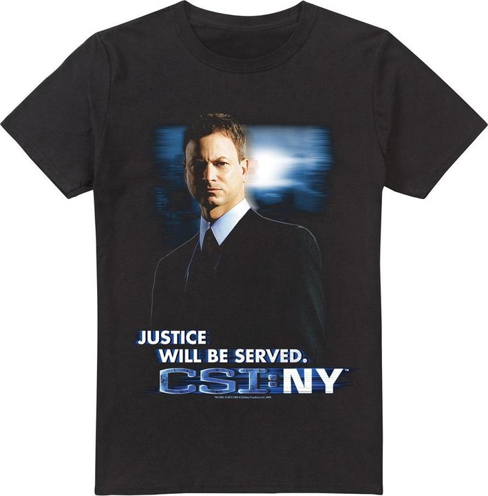 Actual product image Csi: NY Mens Justice Served T-Shirt (5XL)