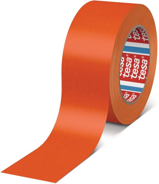 Actual product image tesa fabric tape neon orange 25m:19mm (19 mm)