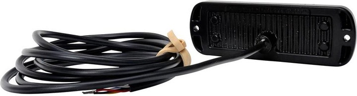 Produktbild WAS Frontblitzer / Strassenräumer W218 12 V/DC, 24 V/DC über Bordnetz Aufbau, Schraubmontage Orange