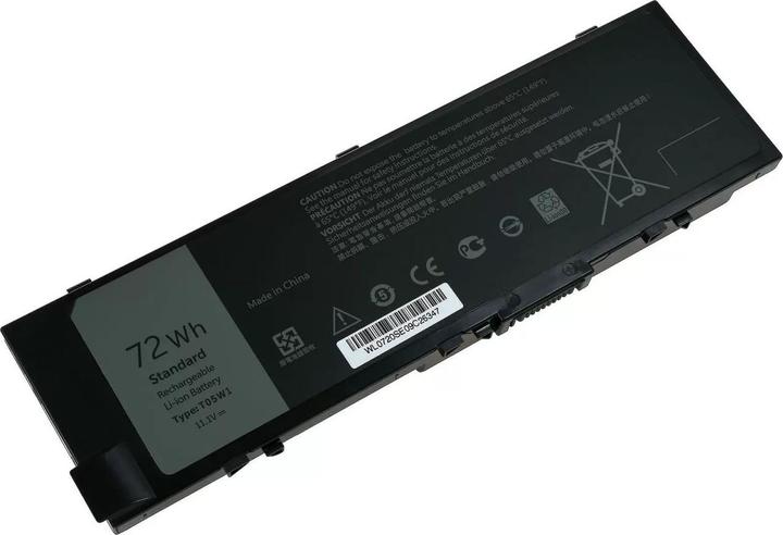 Actual product image AccuCell Battery Dell Precision 15 7510 series, 17 7710 series, type 0FNY7 etc. (6500 mAh)