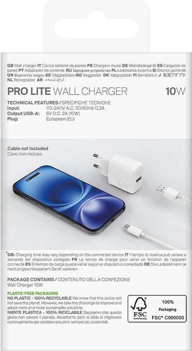 Produktbild Puro Ladegerät (10 W, 1 Port)