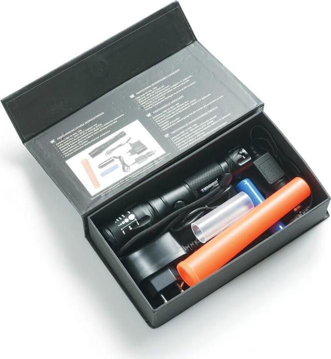 Actual product image Tiross Torch Rechargeable torch.Cree TS-1154 (16 cm)