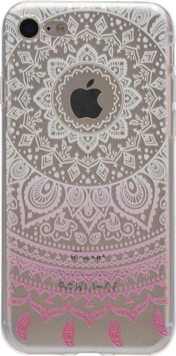 Actual product image König Design Henna Cover for Mobile Apple iPhone 7 Case Cover Silicone Bumper Sun White (Apple iPhone 7, Apple iPhone SE (2nd Gen))