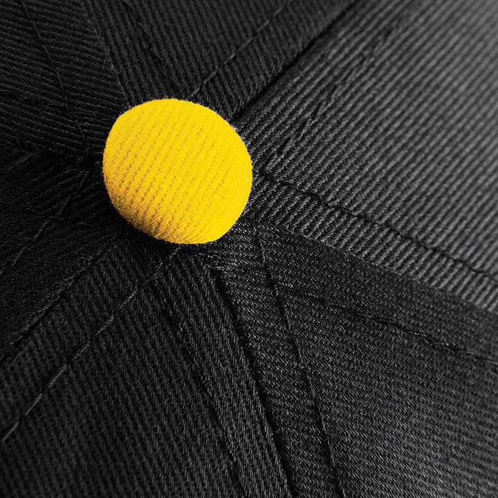 Actual product image Beechfield 5 panel contrast snapback cap (One size)