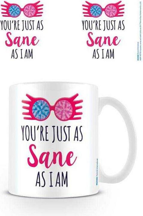 Actual product image Coffee Mug Just As Sane (325 ml, 1x)