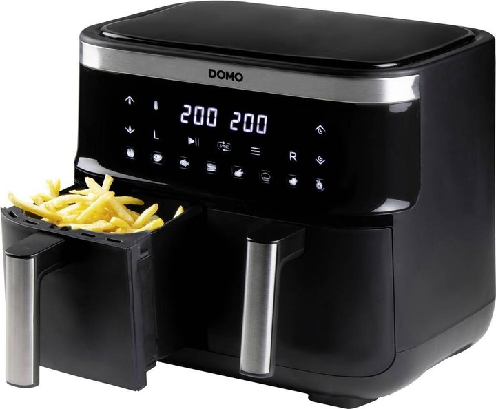 Image du produit Domo DO537FR Friteuse Protection contre la surchauffe, fonction minuterie, avec écran, revêtement