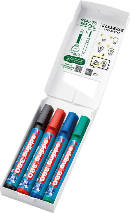 Productafbeelding Edding 380 (Veelkleurig, 3 mm, 4 x)