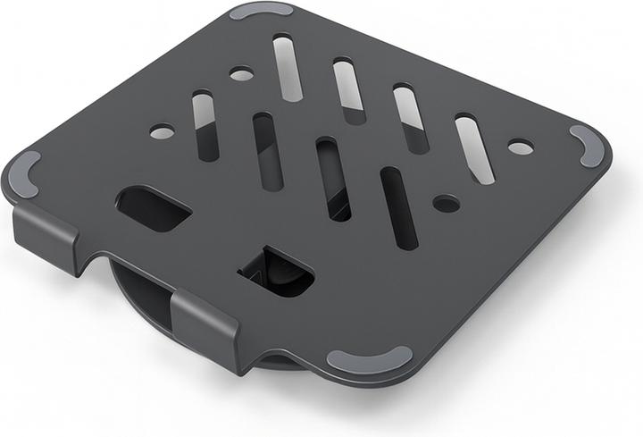 Actual product image Wozinsky WRS-DSY84SS 360° drehbarer Tablet-Ständer aus Aluminium, Grau