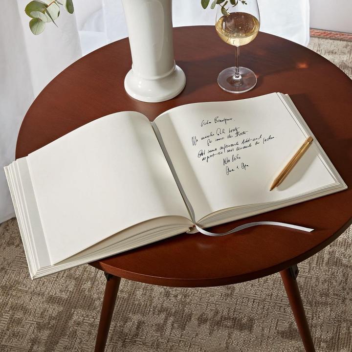 Produktbild Semikolon Gästebuch, chamois Wedding Edition (23 x 25 cm)