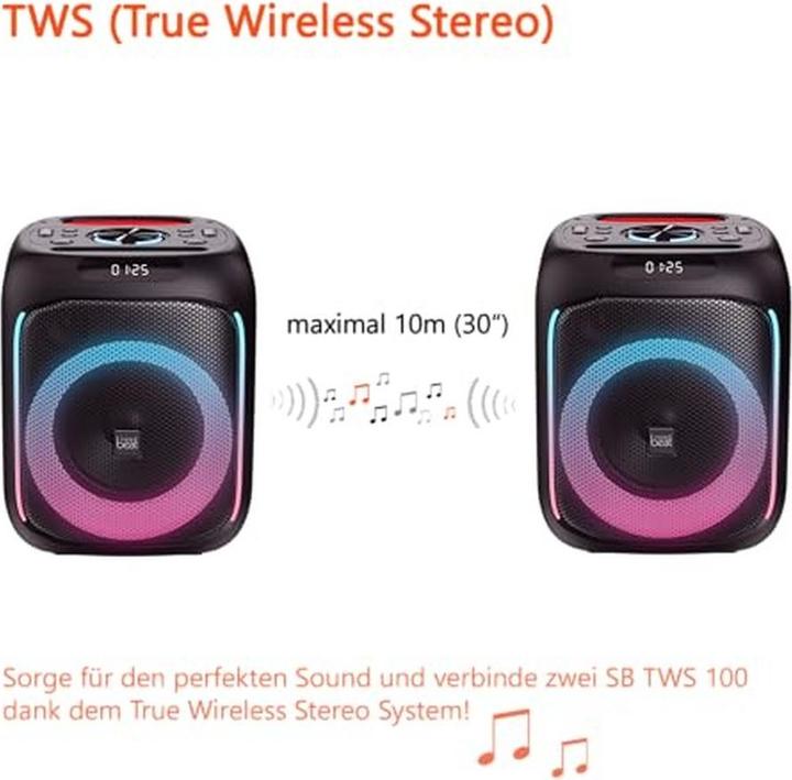 Image du produit Mobile Beat SB-TWS 100 BT (13 h, Fonctionnement sur batterie)