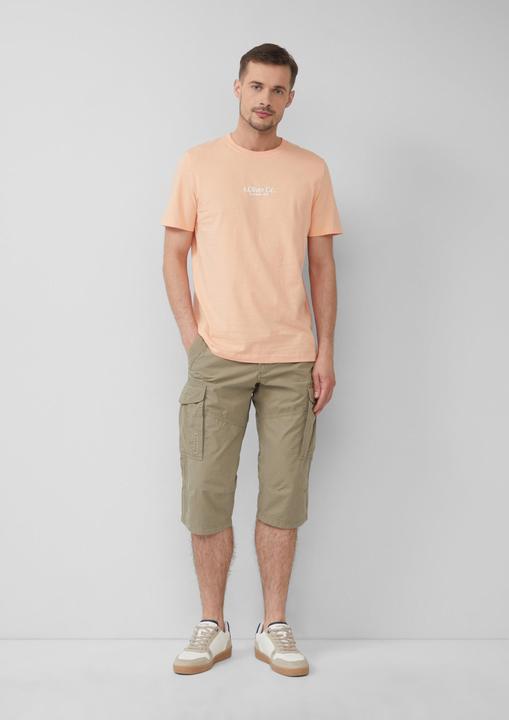 Produktbild S.Oliver Bermuda File: Gemusterte Cargo-Bermuda aus Baumwollmix im Relaxed Fit (30)