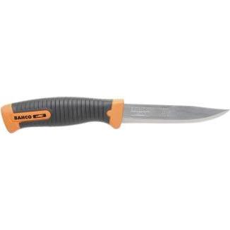 Thumbnail - Bahco, Mehrzweckmesser, Universalmesser mit 2-Komponenten-Griff und Holster mit zwei Knöpfen (10 cm)