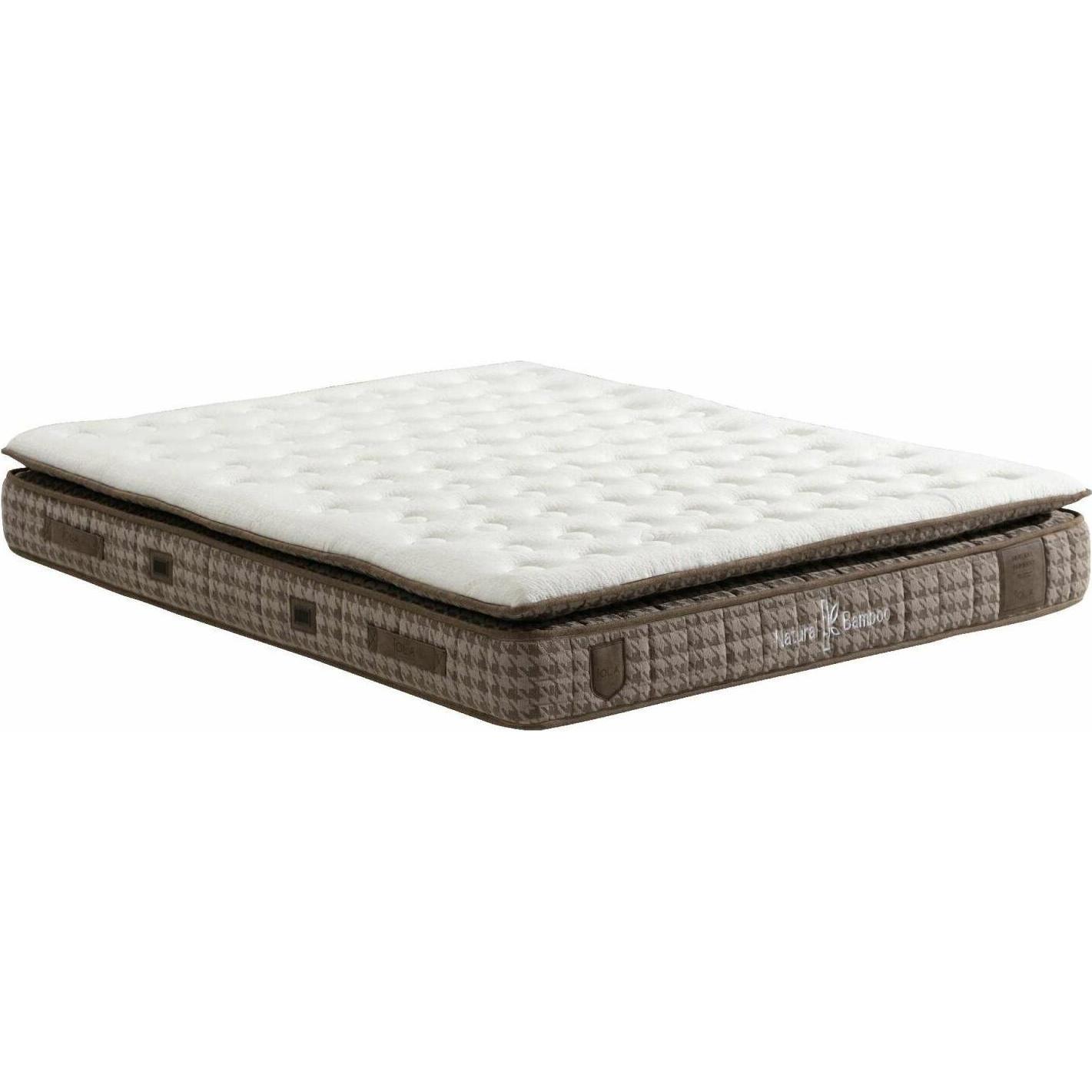 Kalune Design, Matratze, Naturel Brown Bamboo Mattress (160 x 200 cm, Federkern)