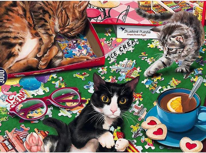Produktbild Bluebird Puzzle Cats (3000 Teile)