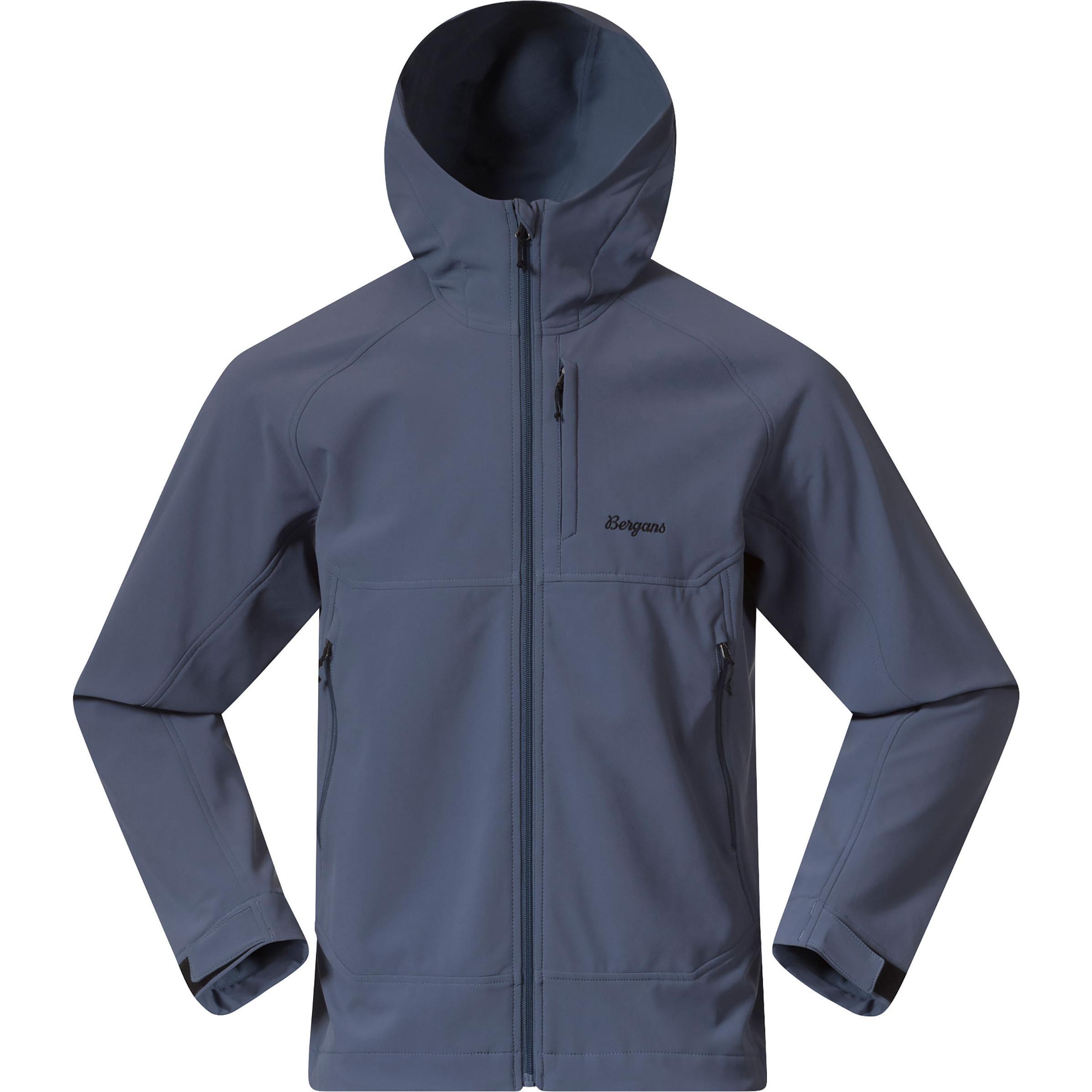 Bergans, Herren, Jacke, Vaagaa Softshell Hoodie (XXL), Blau, XXL