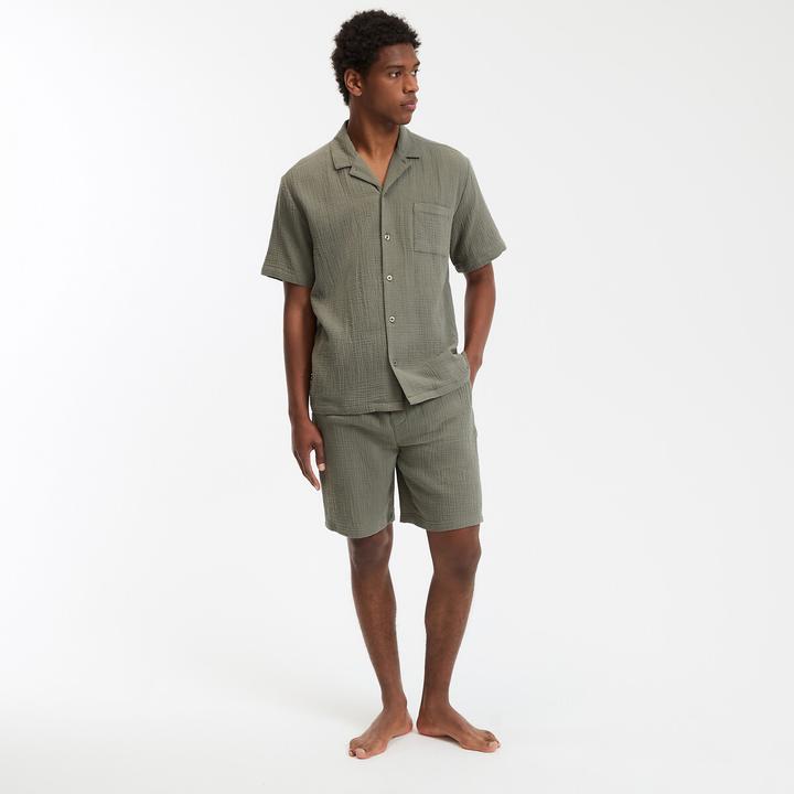 Produktbild La Redoute Collections Pyjama aus Baumwollmusselin (XXL)