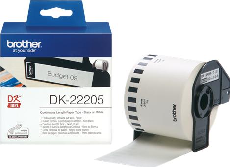 Actual product image Brother Dk-22205 (62 mm)