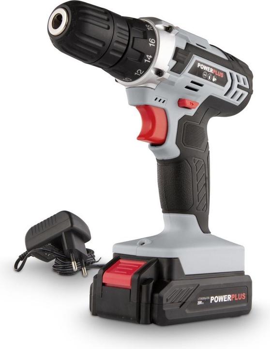 Produktbild Powerplus Bohrschrauber 20V - inkl. Akku 20V 1.3Ah und Ladegerät