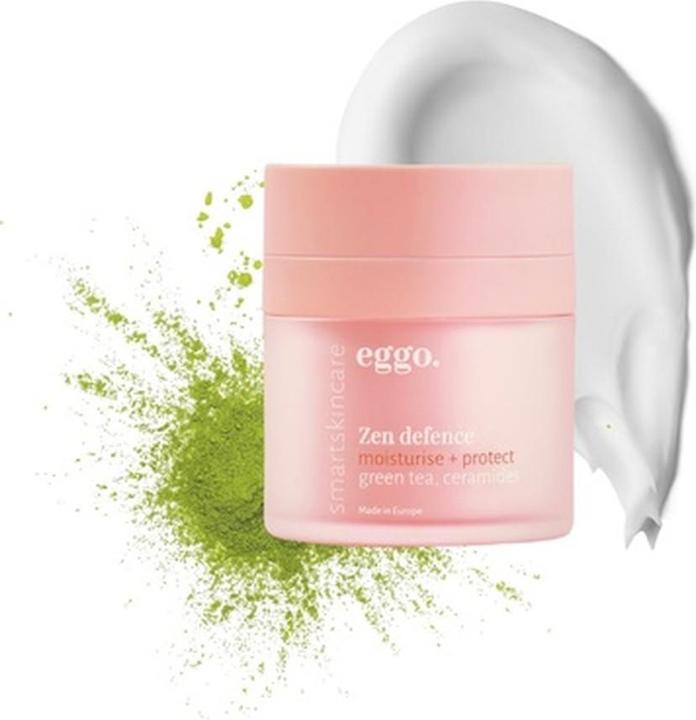 Eggo Zen Defence Moisturizer for All Skin Types - Enriched with Superfoods and Ceramides Face Cream 50ml (50 ml)