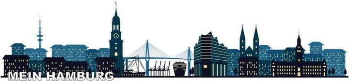 Actual product image Trenddeko Skyline My Hamburg 02 (160 x 38 cm)