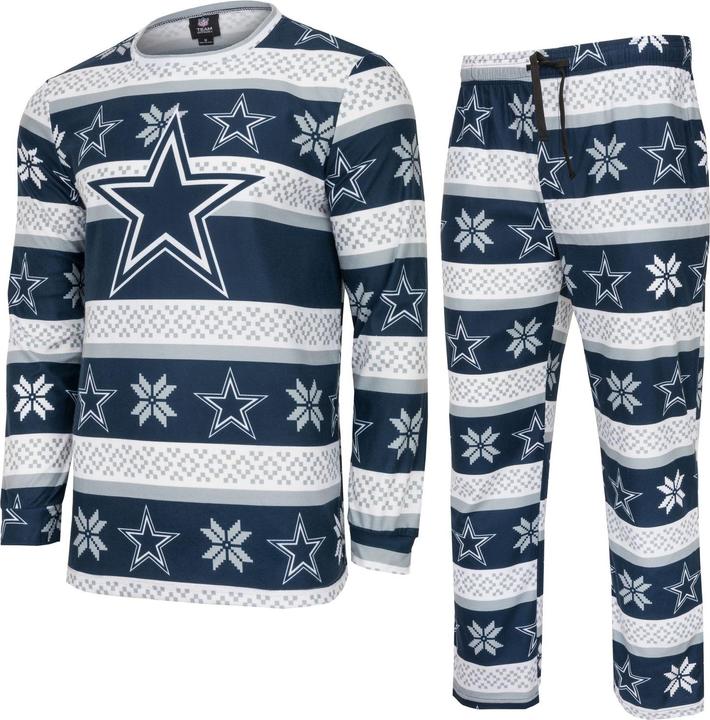 Produktbild Foco NFL Winter XMAS Pyjama Schlafanzug Dallas Cowboys - L (L)