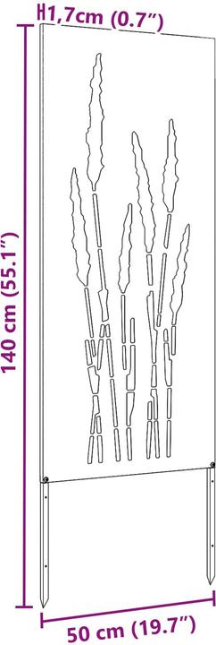 Produktbild vidaXL Gartensichtschutz (50 cm)