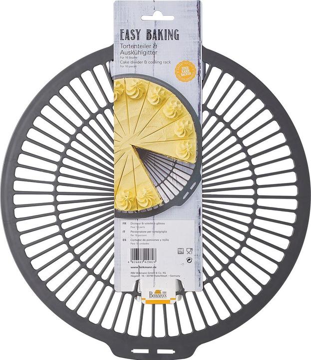 Birkmann Tortenteiler und Auskühlgitter (1 x, Abkühlgitter)