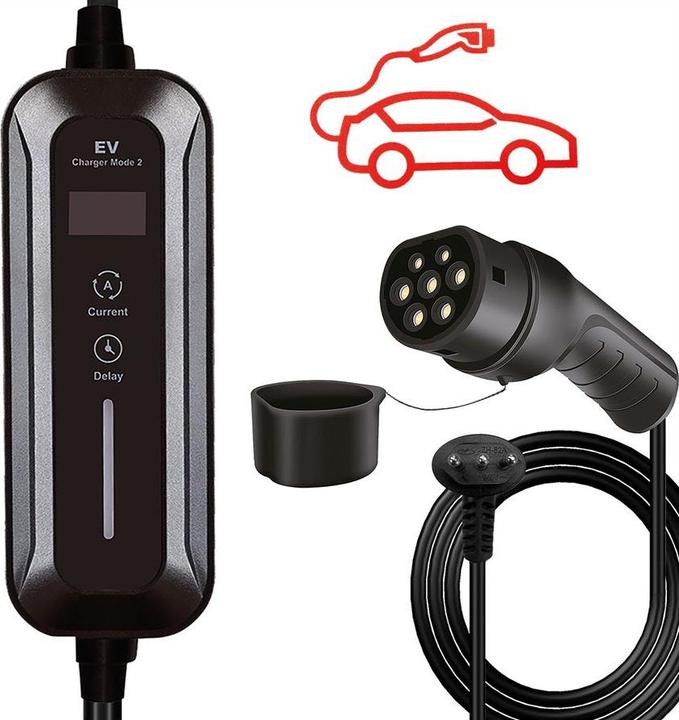 Produktbild Roline Portable Charger Mode 2 Ev 3p (2.30 kW, 10 A, 3 m)