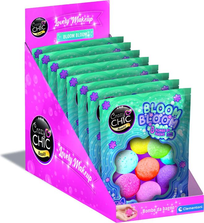 Actual product image Clementoni Crazy Chic - Bath Bombs 2 (Expo 8pcs) (Bath bombs)