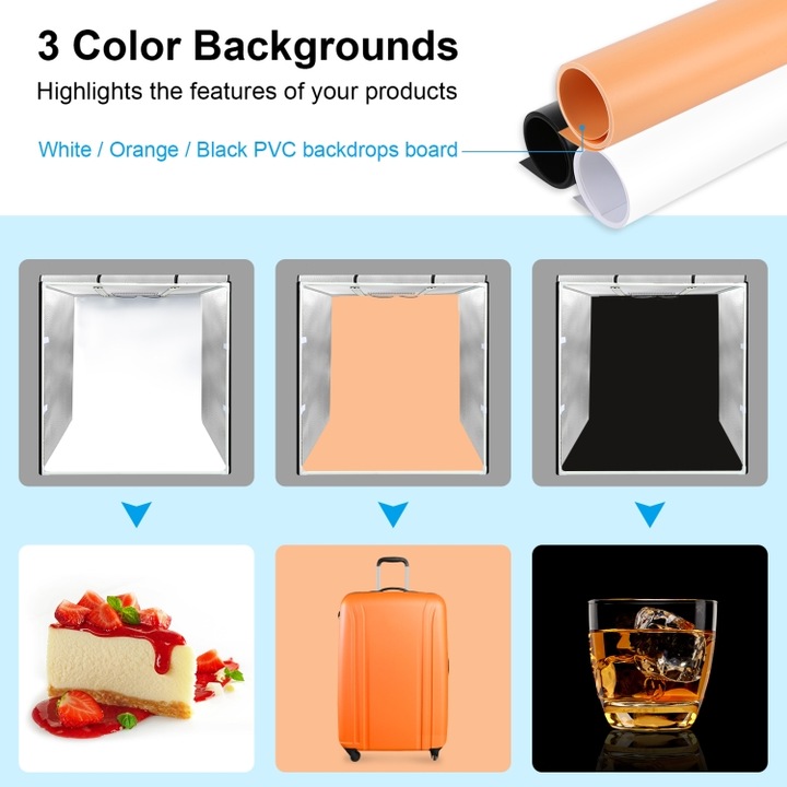 Immagine prodotto Puluz Tent Box Kit 80 (Casella di registrazione)