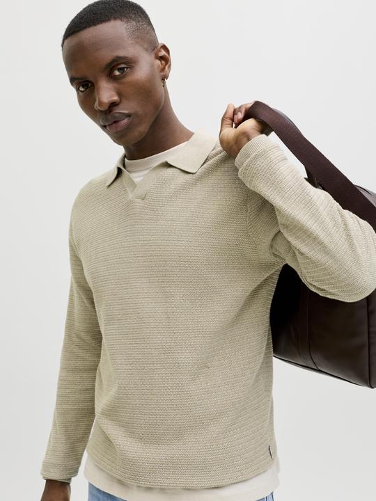 Produktbild Jack & Jones Jprbluriley Knit Split Neck Ls Sn (S)