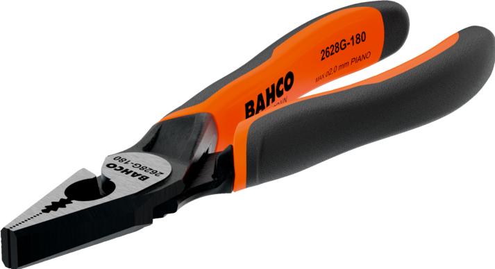 Produktbild Bahco ERGO Kombizange mit Öffnungsfeder, Zwei-Komponenten-Griff, phosphatiert(180 mm) (180 mm)