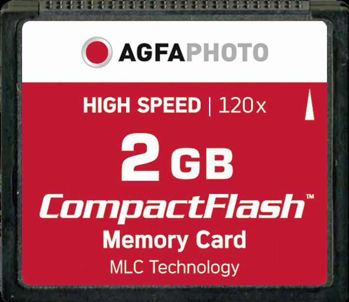 Actual product image AGFAPHOTO Compact Flash 2GB High Speed 120x MLC (2 GB, CF)