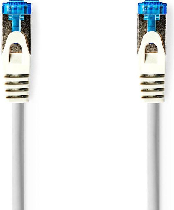 Immagine prodotto Nedis Cavo CAT6a S/FTP RJ45 Maschio 0,50 m Snagless Rotondo LSZH Busta Grigia (SF/UTP, CAT6a, 0.50 m)