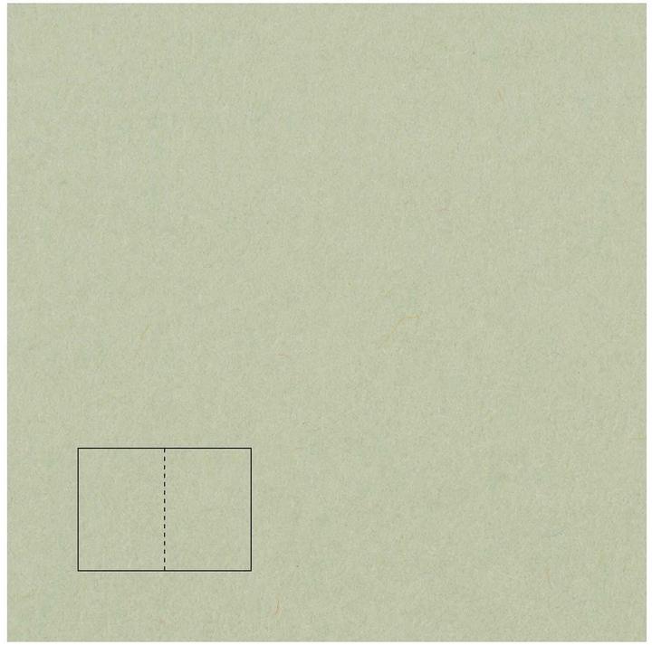 Rico Design Paper Poetry Essentials Klappkarte A6, Lindgrün (5 Stk.)