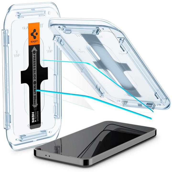 Actual product image Spigen Glas.tR Ez Fit (2 Piece, Samsung Galaxy S24, Samsung Galaxy S25)