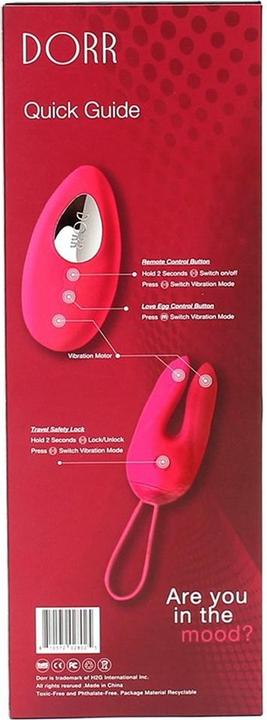 Actual product image Dorr Ozzy - Rabbit Egg Vibrator + Lay on Vibrator