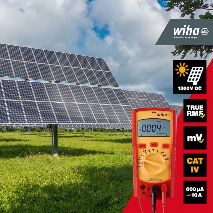 Produktbild Wiha Digitales Multimeter (CAT IV 600V, CAT III)