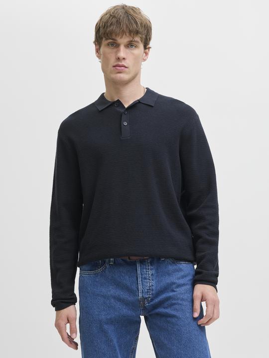 Produktbild Jack & Jones Jjegeorge Knit Polo Ls Sn (S)