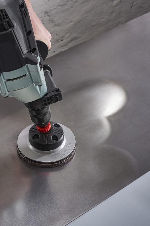 Produktbild wolfcraft 1 Haft-Schleifvlies für Blech ø125mm (80)