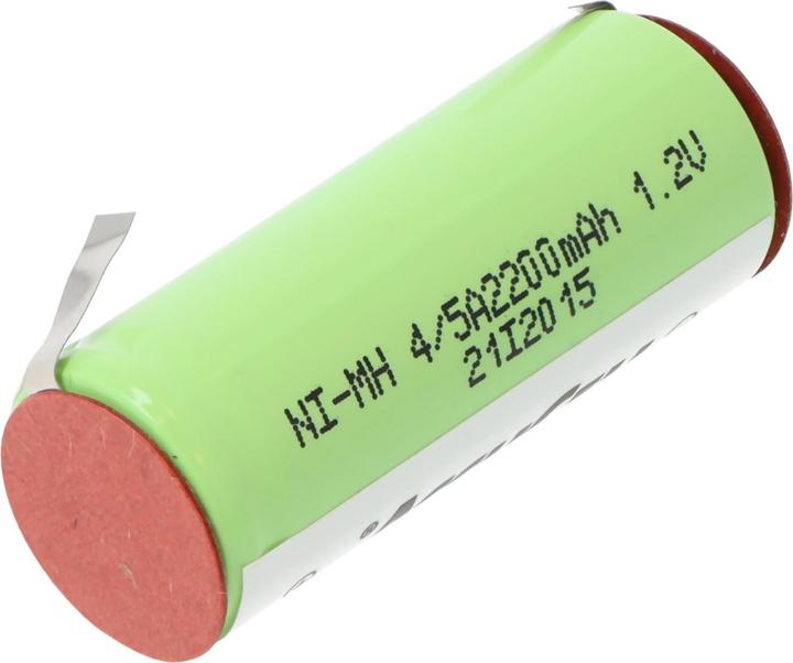 Produktbild Braun Akku 2 Stück 4/5A, 43x17mm passend für Oral-B Triumph Serie (bitte Masse prüfen) (1 Stk., 2150 mAh)